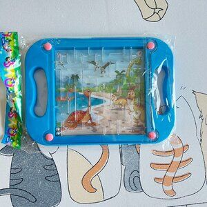Children's balance ball board handheld game track maze